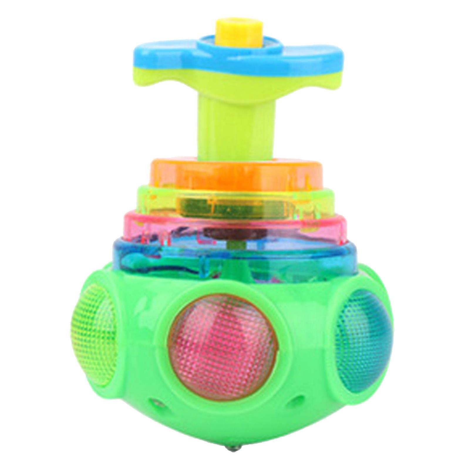 Top Light Toy - LED Light Up spinningg Top, Electric spinningg Top, farbenfrohes blinkendes spinningg -Top, Kinder -LED -Lichtspielzeug, Partybevorzugungen für jungenn und Mädchen geeignet