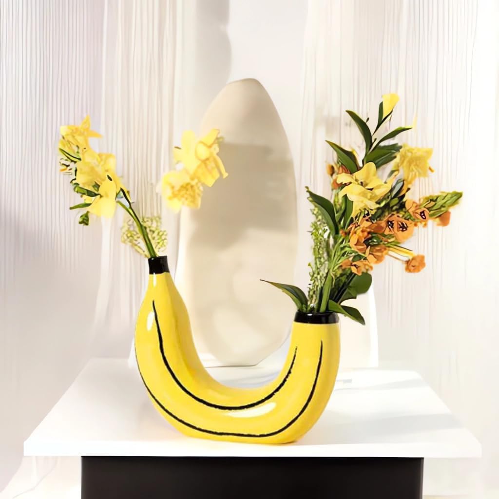 Generic Resin Banana Vase, 1pcs