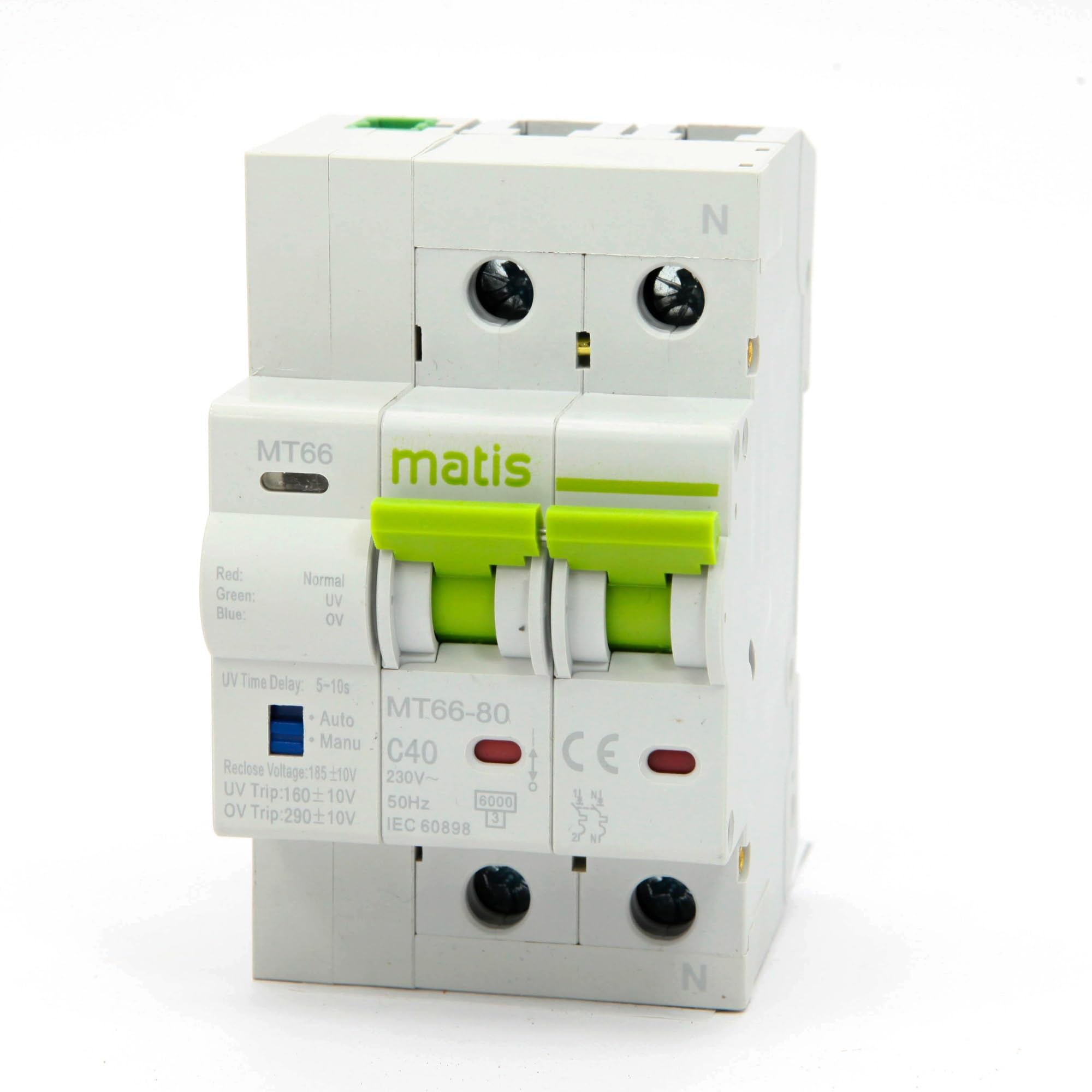 Protecteur de surtension monophasé 25A MT66UV sérénité pour votre maison