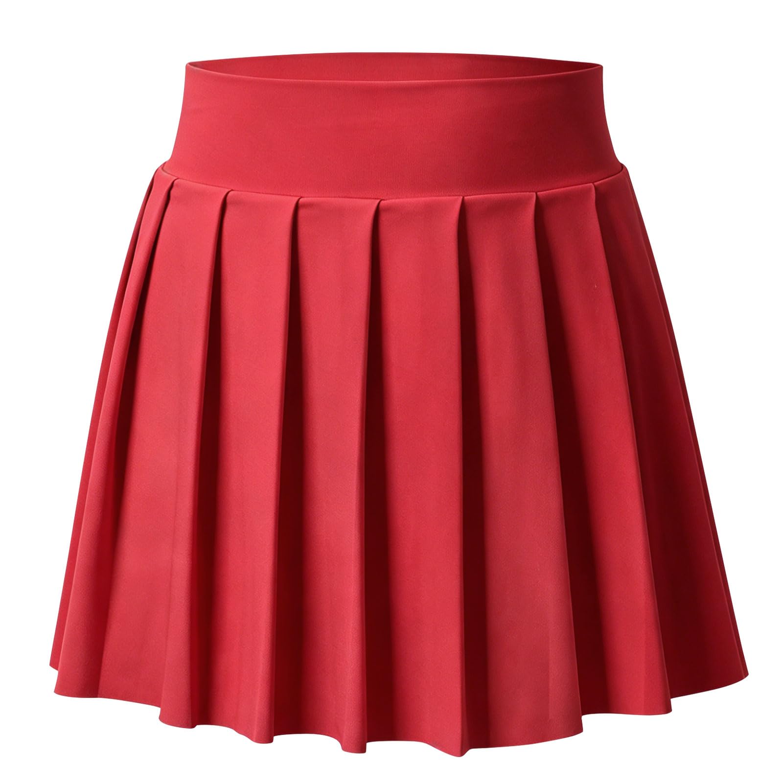 Bezioner Girls Tennis Skirt A-Line Pleated Skirt with Shorts Pocket Uniform Skort for Golf Athletic Cheerleading