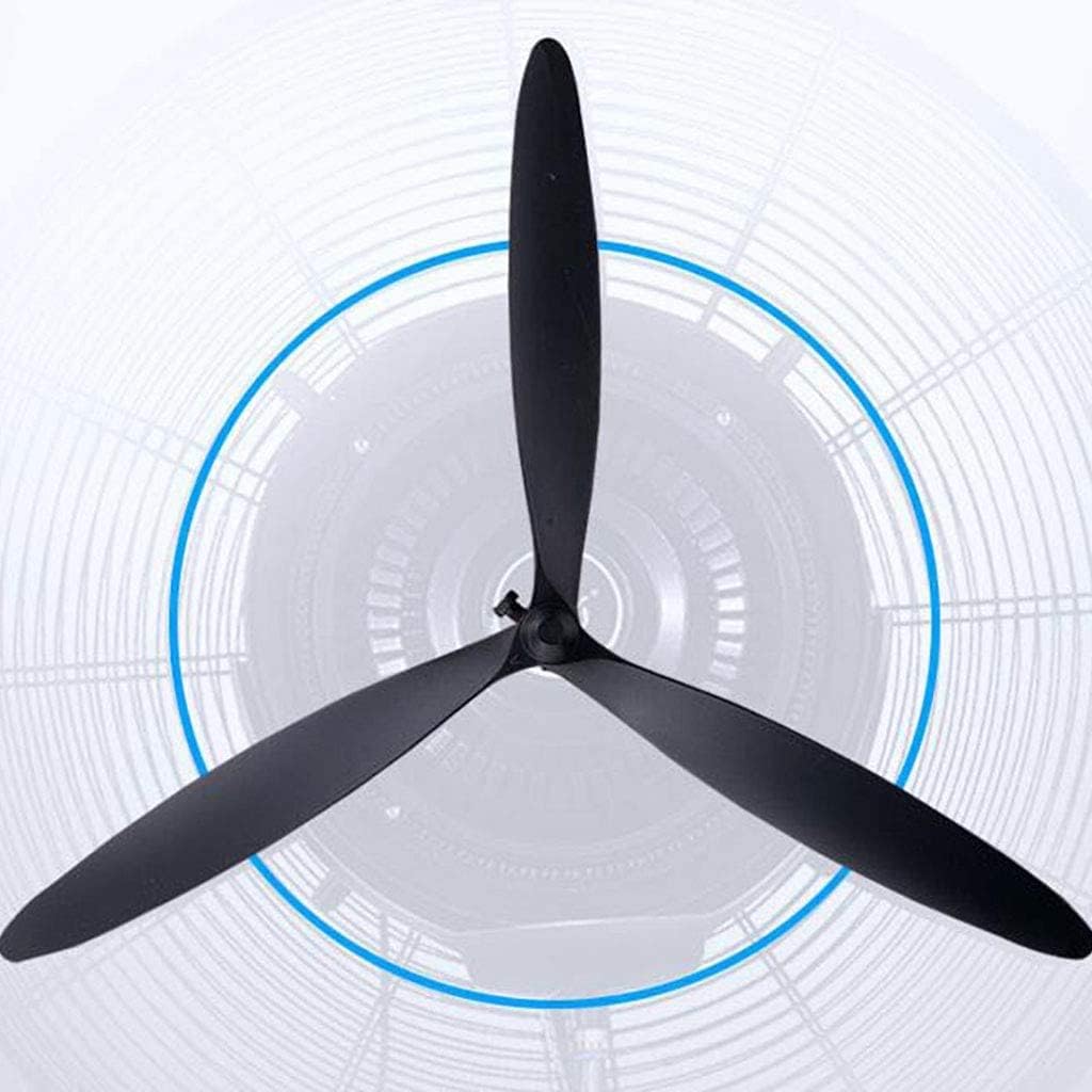 32" Stand Fan - Black Pedestal Fan,Oscillating 3 Wind Speed,Quiet for Home and Office Stainless Steel Industrial Fan with Water Tank