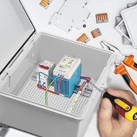 Vista 7 de Caja Eléctrica Impermeable para Exteriores Caja de Conexiones Resistente a la Intemperie IP67 Carcasa de Plástico ABS Caja de Proyecto