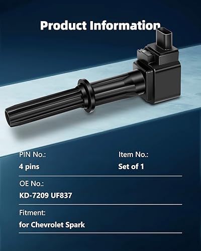 Vista 519 de ECCPP Bobinas de encendido portátiles de repuesto para automóvil compatibles con Infiniti I30/para Nissan Maxima 3.0L V6 2000-2001 Reemplazo