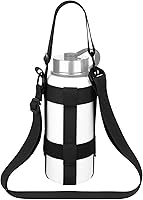 Vista 1 de Cosmos Correa para botella de agua, correa cruzada con asa y correas para el hombro, se adapta a botellas de boca ancha de 20 a 64 onzas