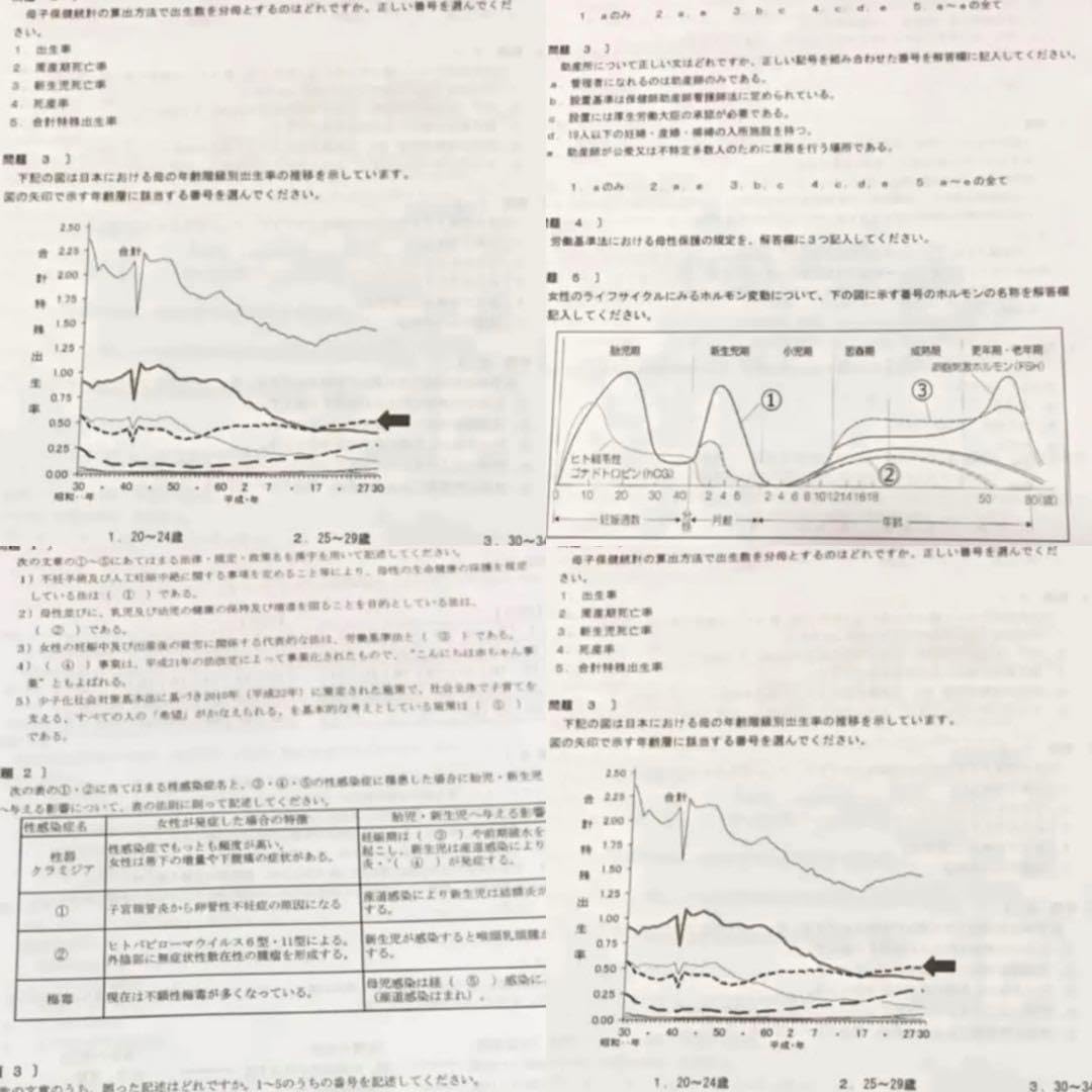 Amazon.co.jp: 大容量 助産師学校受験問題集 大容量 助産師学校過去