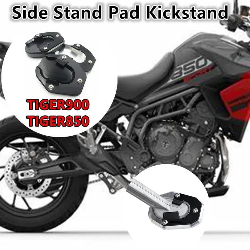 Extension béquille latérale Tiger 900 GT finition CNC - 2