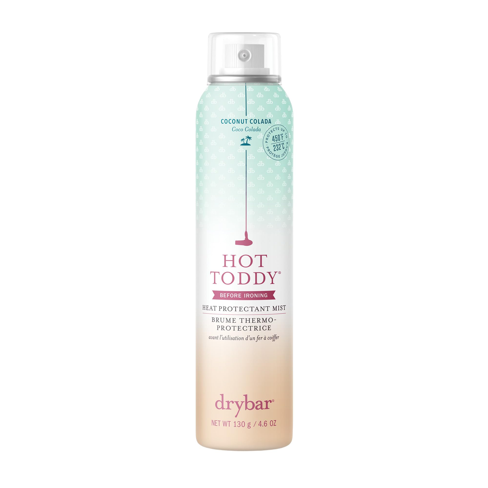 Drybar Hot Toddy Heat Protection Spray for Hair, Lightweight Formula, Protects from Heated Styling, Straightening and Curling Irons