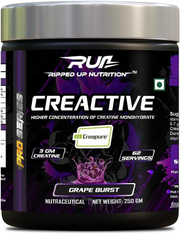 Ripped Up Nutrition Creactive -Creapure® Creatine Monohydrate (Grape Brust)