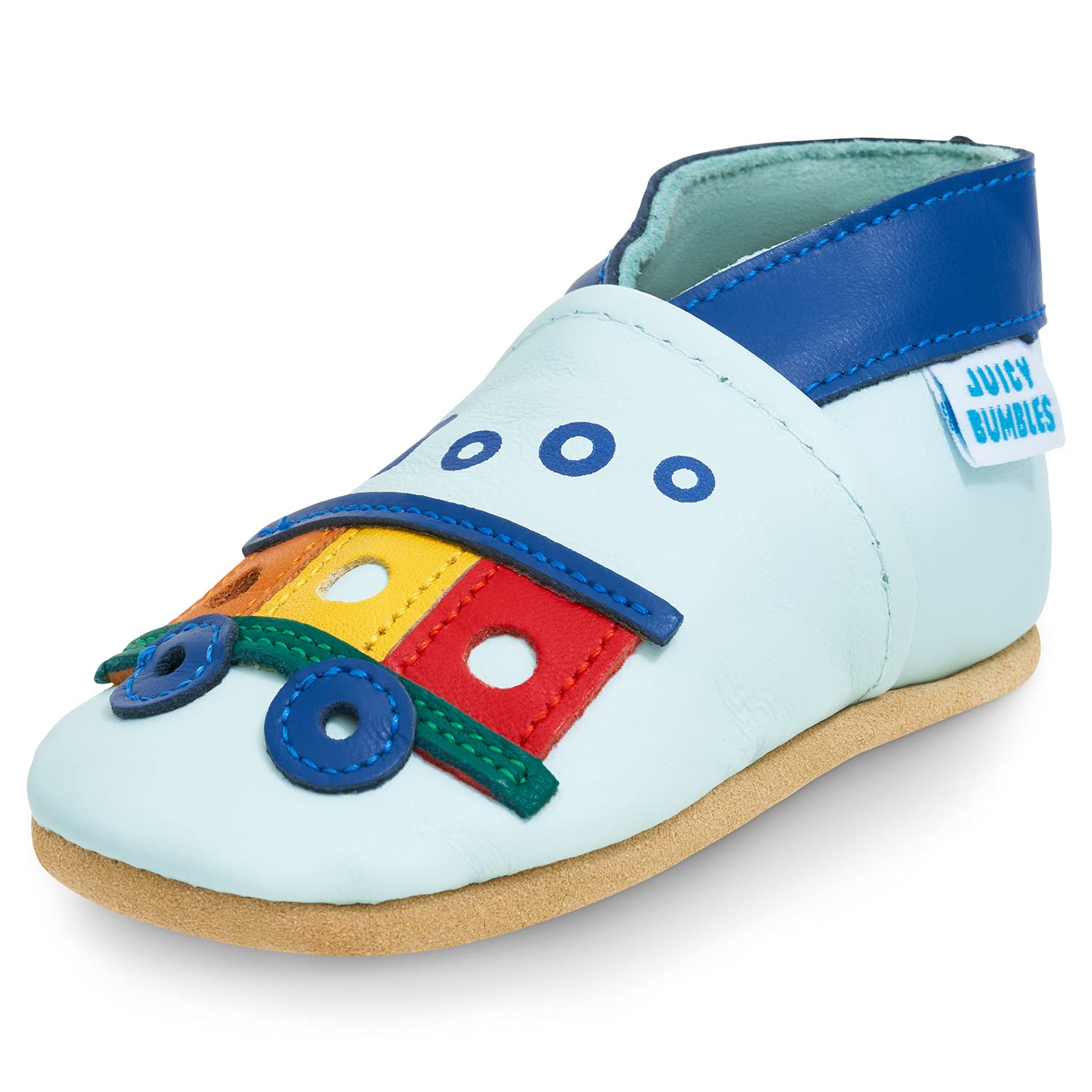 Juicy Bumbles Krabbelschuhe Baby Lauflernschuhe Mädchen Jungen Leder mit Wildledersohlen - 0-6 Monate bis 2-3 Jahre