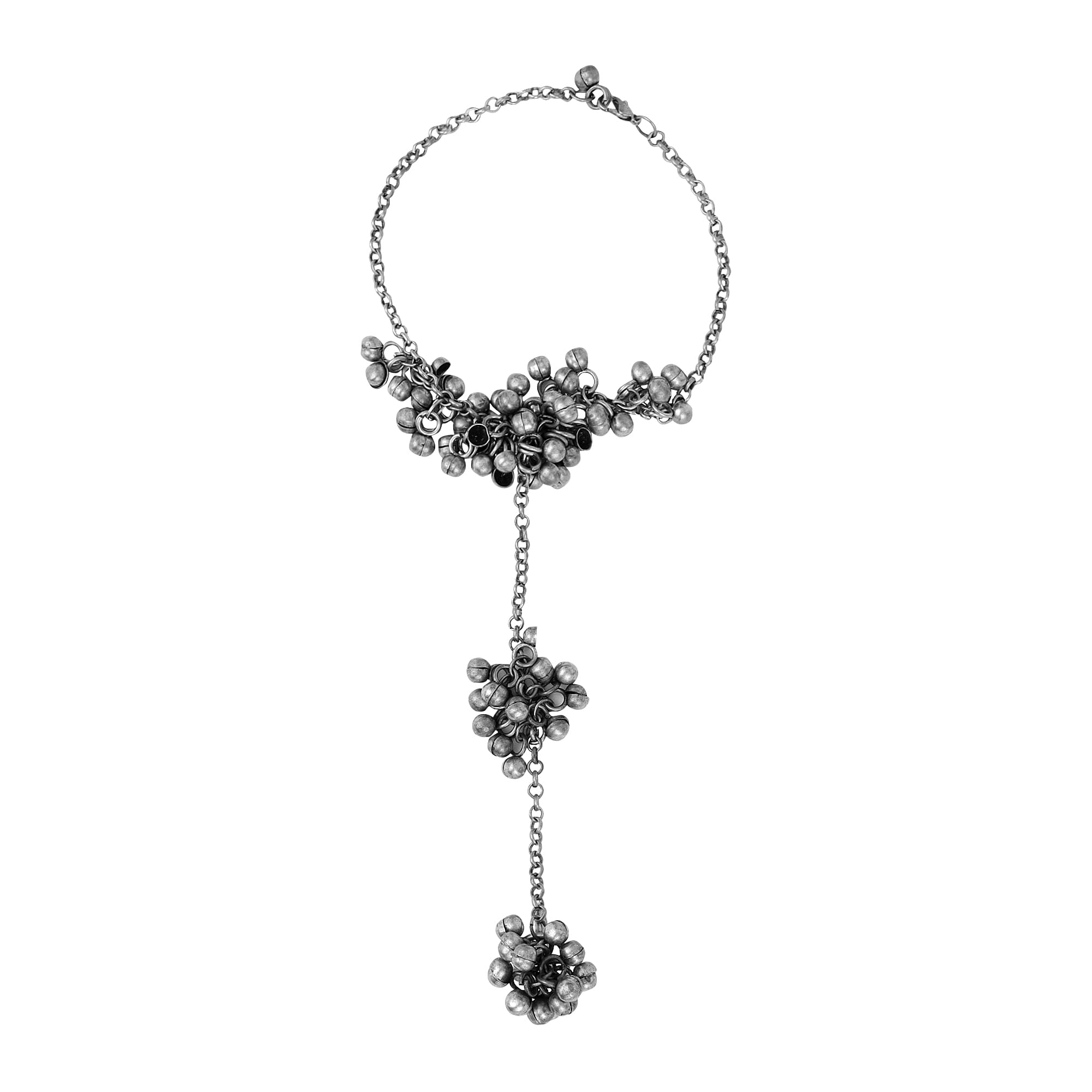 CARDINAL Oxidized Silver Color Toe Ring Pajeb/Payal