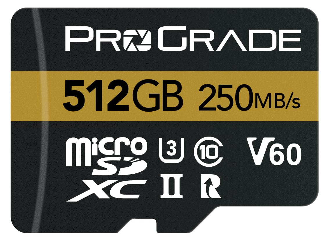 Amazon | ProGrade Digital microSDXC UHS-II V60 GOLD 512GB プロ
