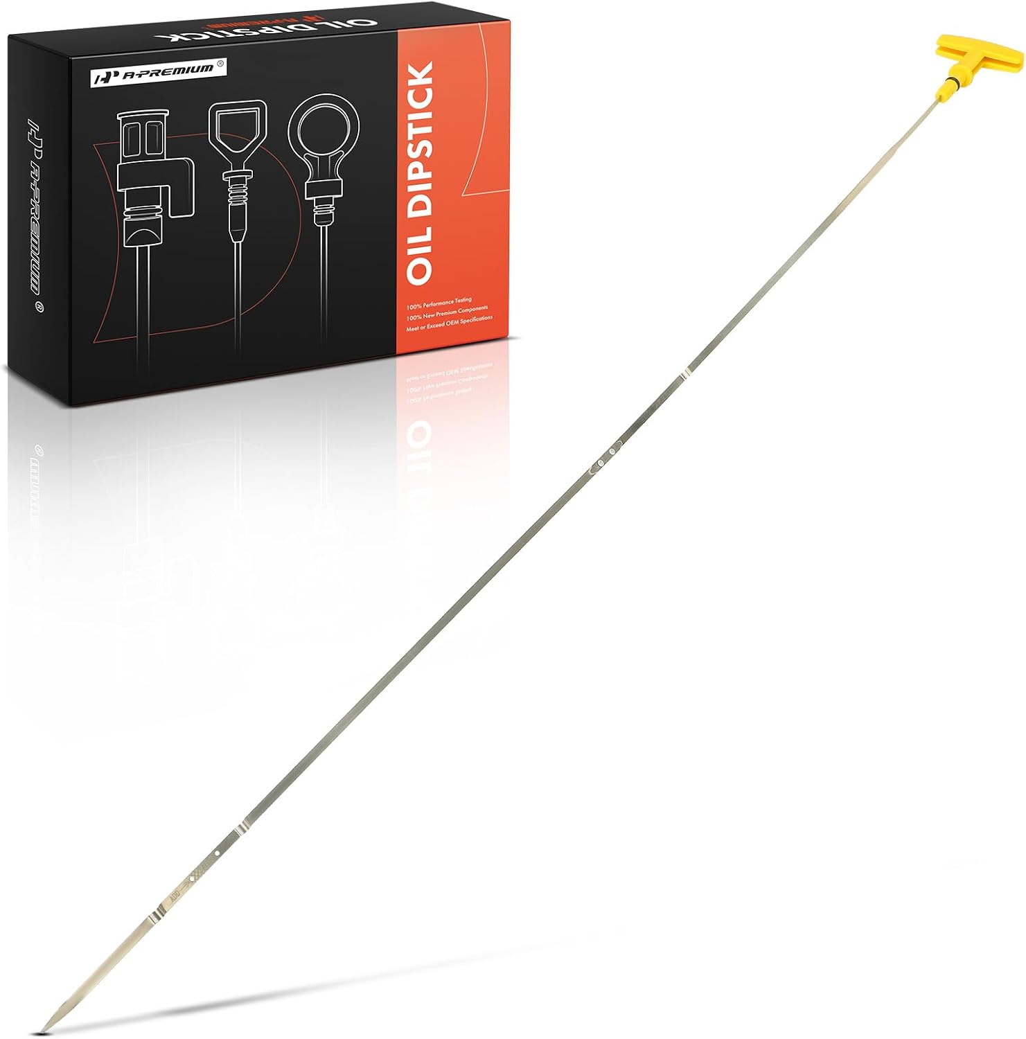 A-Premium 5.7L 6.4L Engine Oil Dipstick Compatible with Ram, Dodge Models - 1500 2011-2017, 2500 2011-2021, 3500, 4500, 5500, 1500 Classic, Ram 1500 2500 3500, Engine Oil Measuring Rod Dip Stick