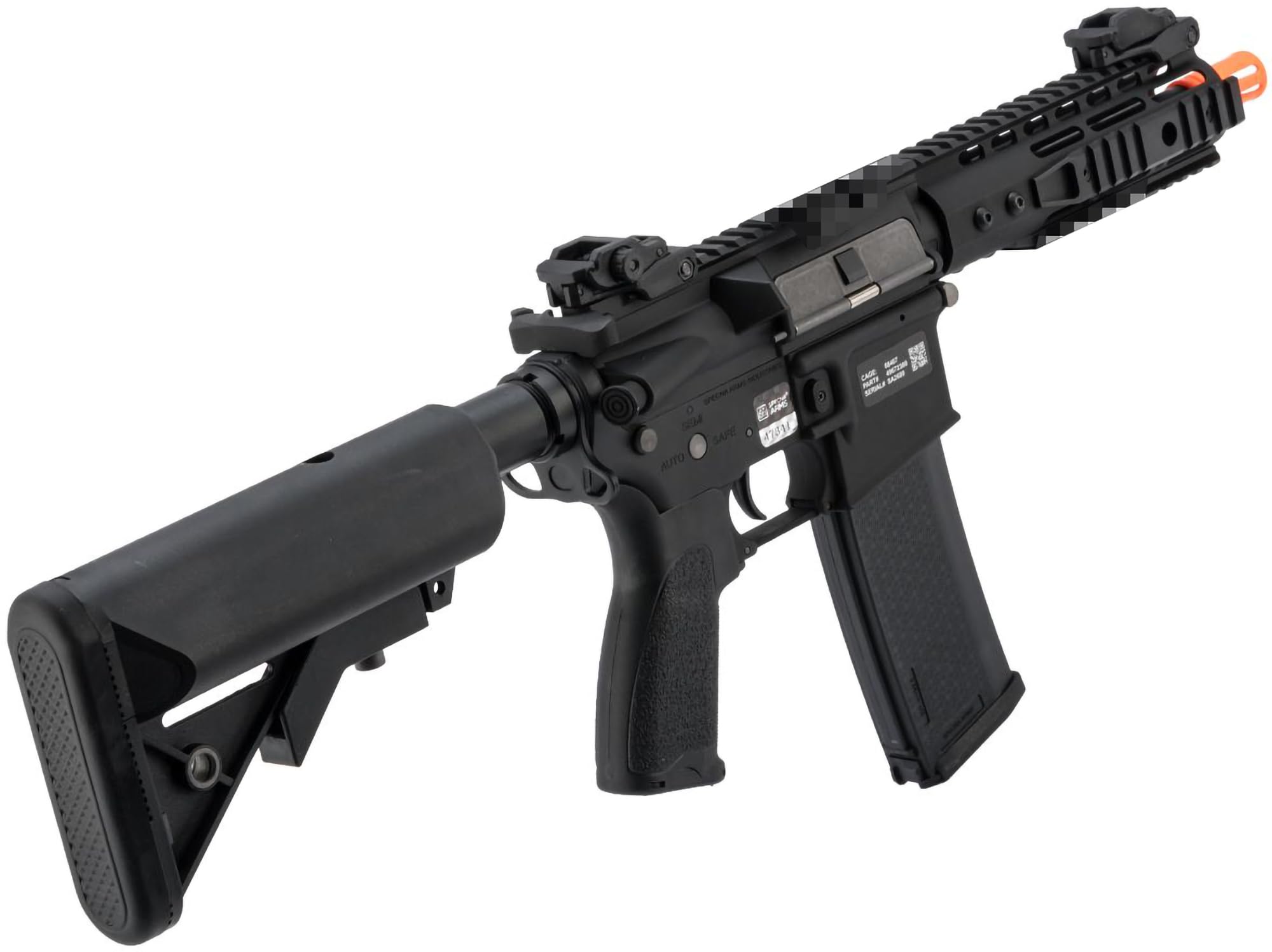 Evike Airsoft - Specna Arms Edge Series M4-Style AEG (Model: PDW Keymod/Black)
