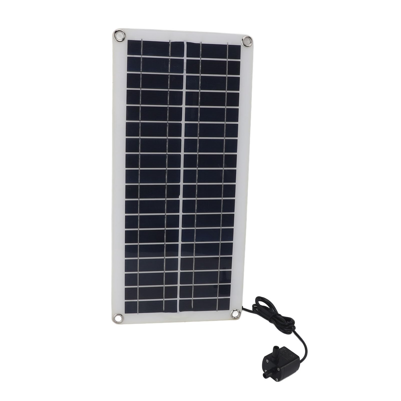 Kit Pompa Acqua Solare da 50 W. Pompa a Pannello Solare Policristallino Ad Alta Efficienza per la Decorazione del Laghetto da Giardino