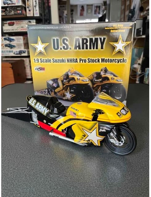 バイク 1/9 スズキ Pro stock Motorcycle ダイキャストモデル