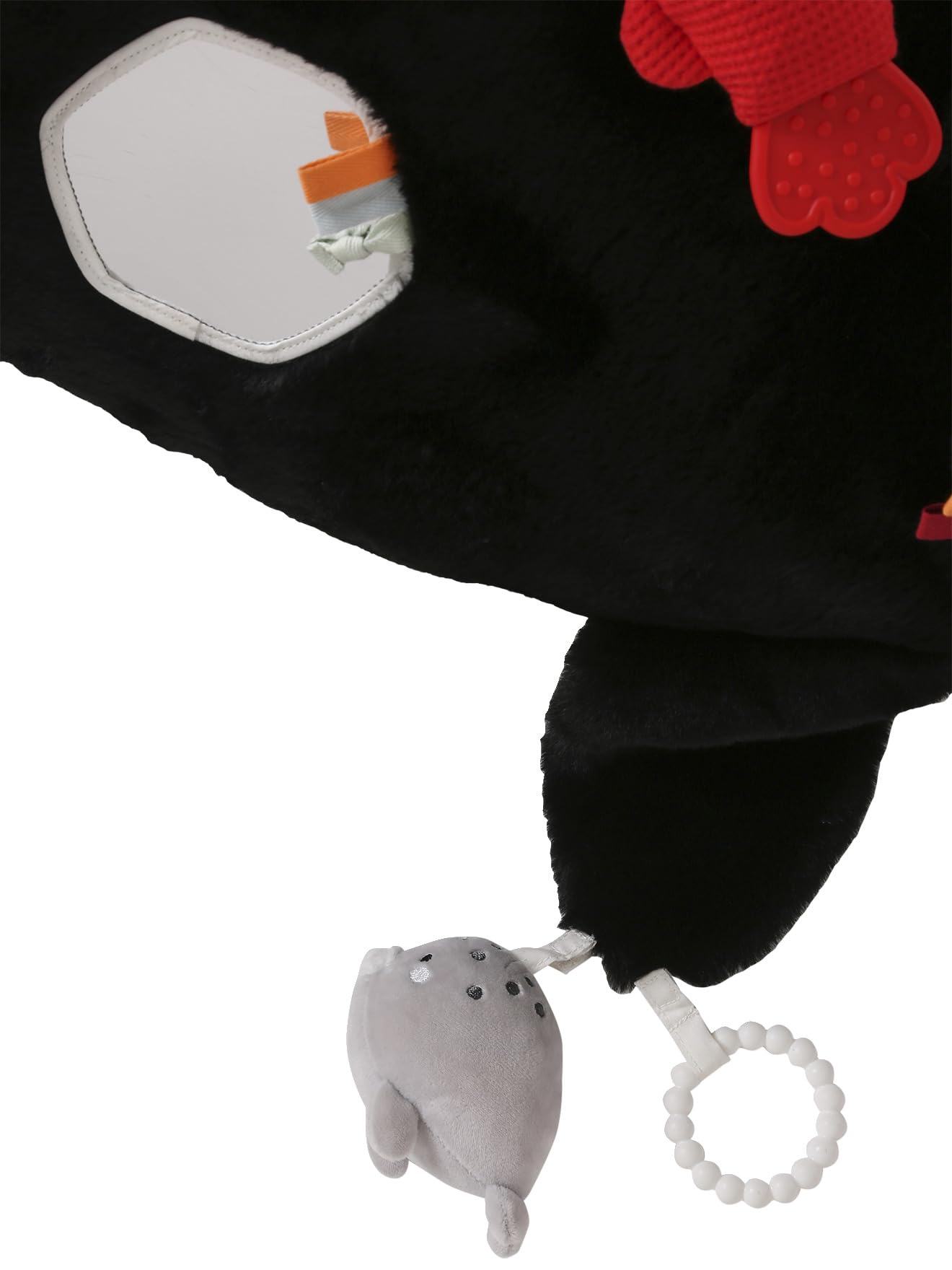Vertbaudet Großer Baby Activity-Pinguin weiß