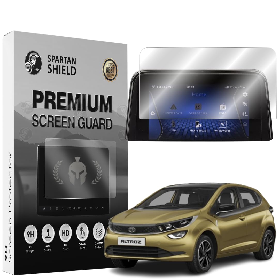 Spartan Shield TouchScreen Guard For TATA ALTROZ XM PLUS XT XZ + 7 INCH