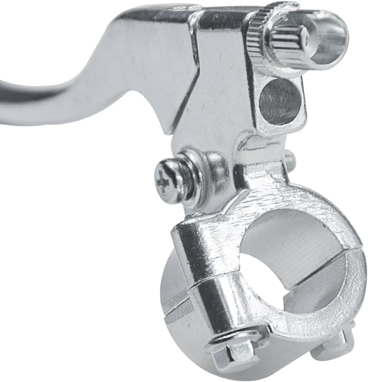 HOLATO 22mm 7/8" Left Clutch Brake Handle Lever Perch for Coleman CT200U BT200X CT100U Baja Massimo MB165 MB200 Yerf-Dog Motovox MBX10 Mini Bike CRF50 XR50 KLX110 SSR125 Pit Dirt Bike (Silver)