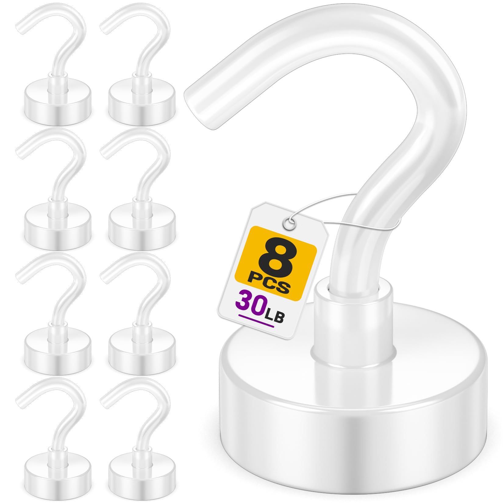 Cruise Cabin Magnetic Hooks - 8 Pack -11 Cruise Cabin Magnetic Hooks - 8 Pack -11