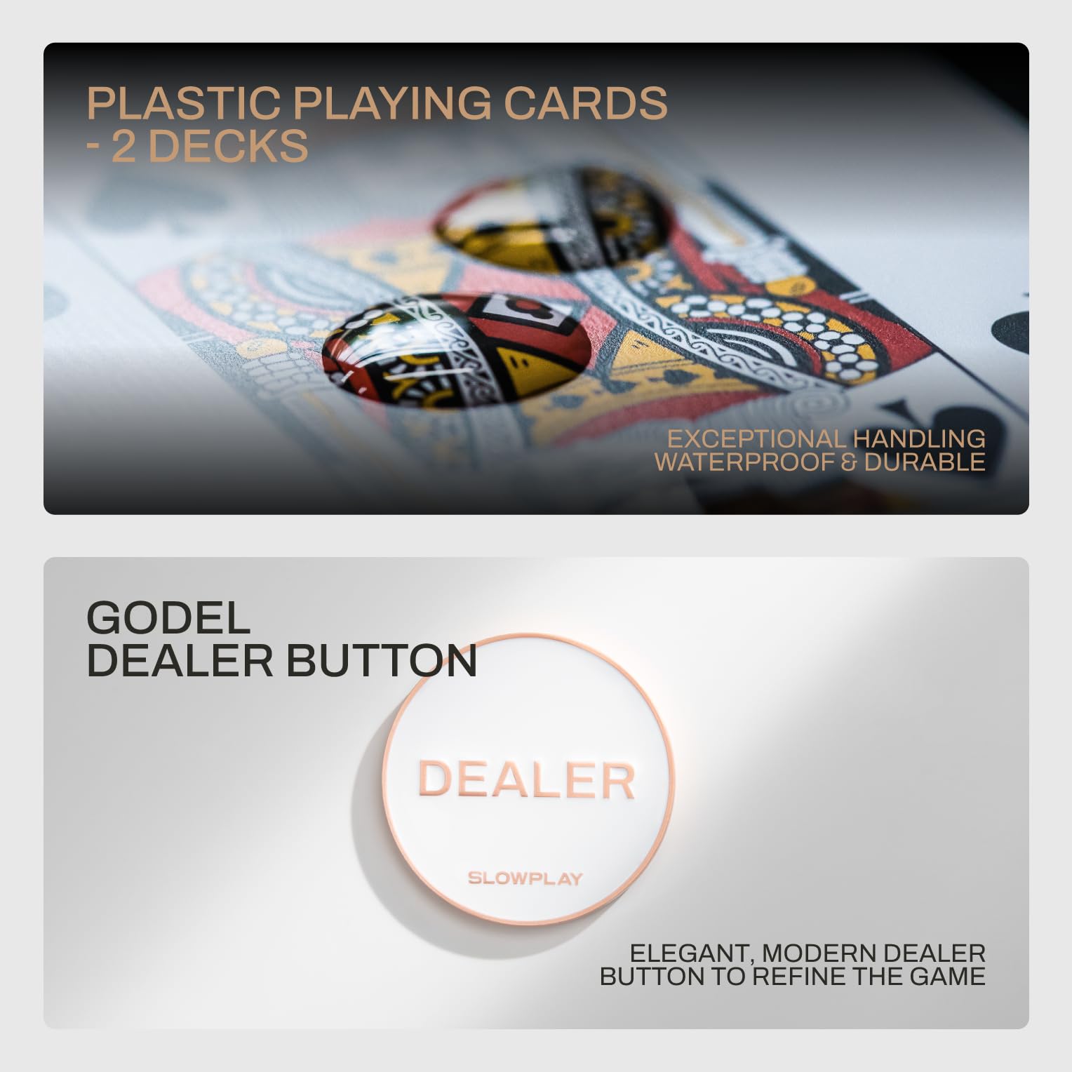 Amazon.com: SLOWPLAY Godel Ceramic Poker Chips Set for Texas