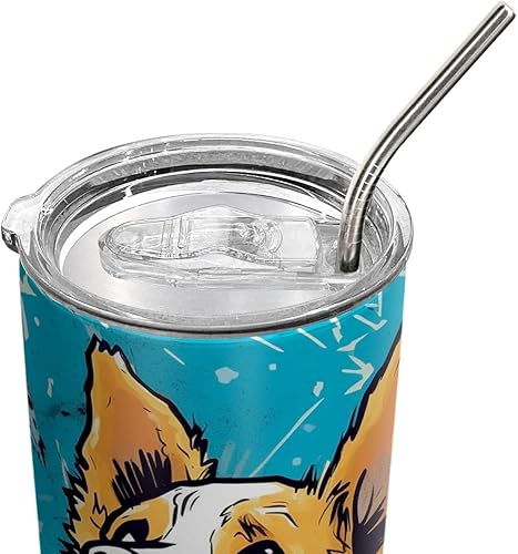 Miniatura 6 de ORCAE Regalos de Corgi de 20 onzas para los amantes de Corgi, regalos de café para los amantes del café, geniales, lindos perros Corgi, taza de café