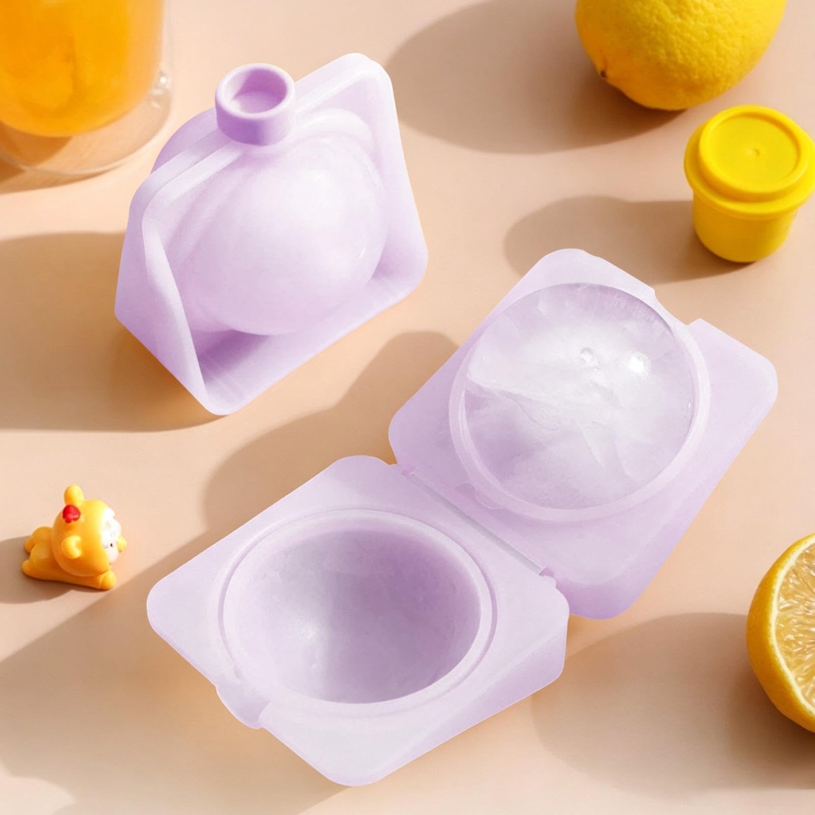 Stampo per ghiaccio sferico Stampo in silicone riutilizzabile a prova di