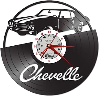 Time Vault Treasures Vinyl Record Clock - Records for Wall - Vinyl Art Decor for Walls - Wall Clock