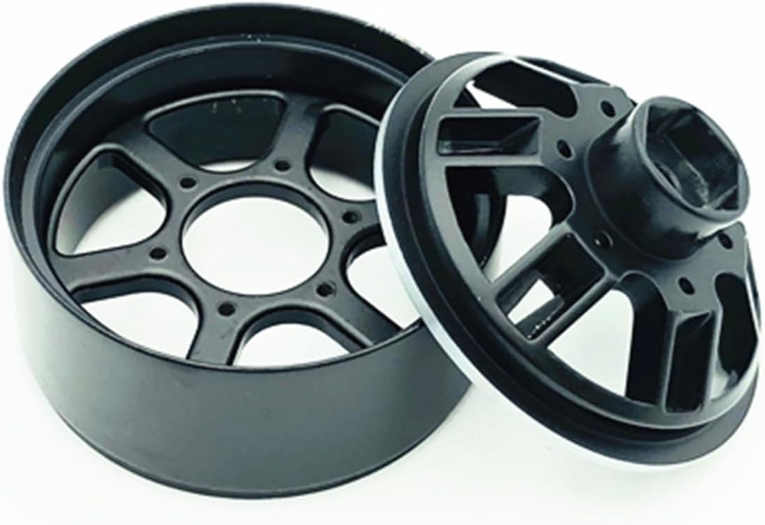 Bannik 12個 Rcロッククローラーホイールリム1.9インチビードロック 1/10 al 10 90046 Cc01 D90