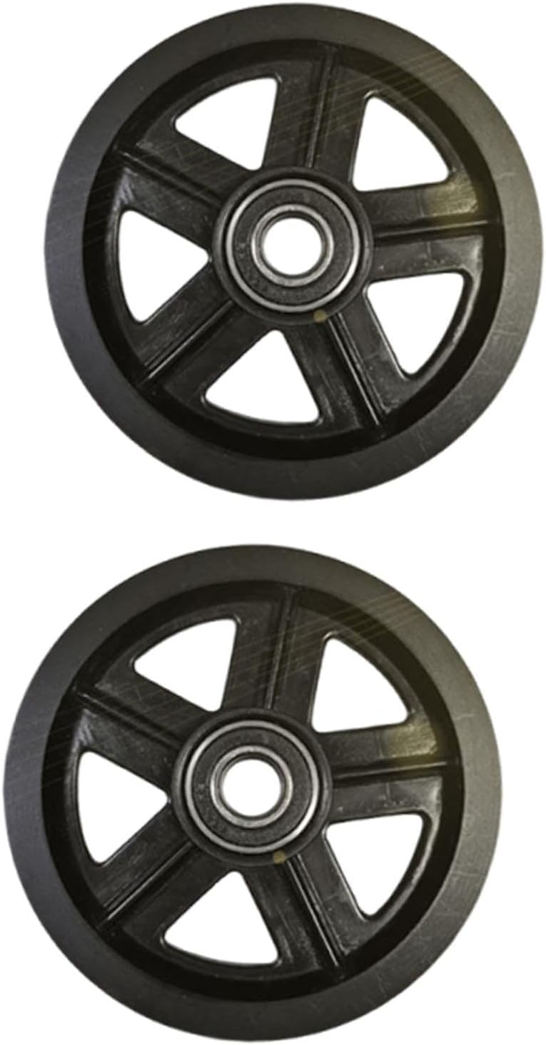 2X Sliding Barn Door Wheels Smooth Hardware for Garages Barns Interior Doors