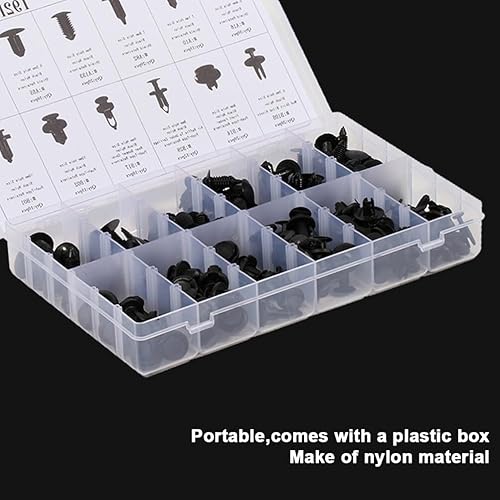 Miniatura 7 de SCITOO Clips universales de plástico para guardabarros, sujetadores de repuesto para coche, clips de remache, tornillos de expansión, 1 unidad