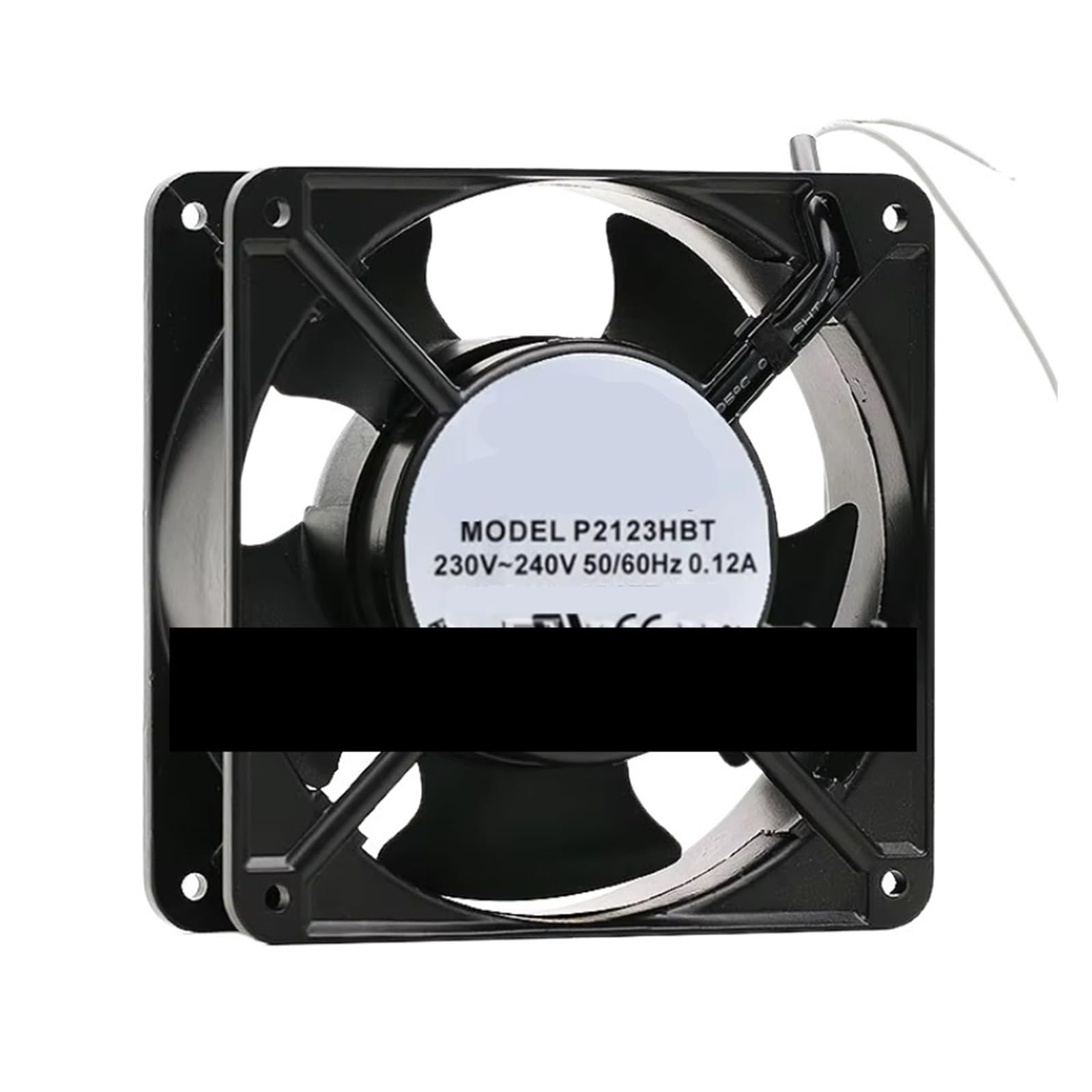 TPKMVGAP P2123HBT P2123HBL AC 230V 0.12A 120x120x38mm 2-Wire Server Cooling Fan