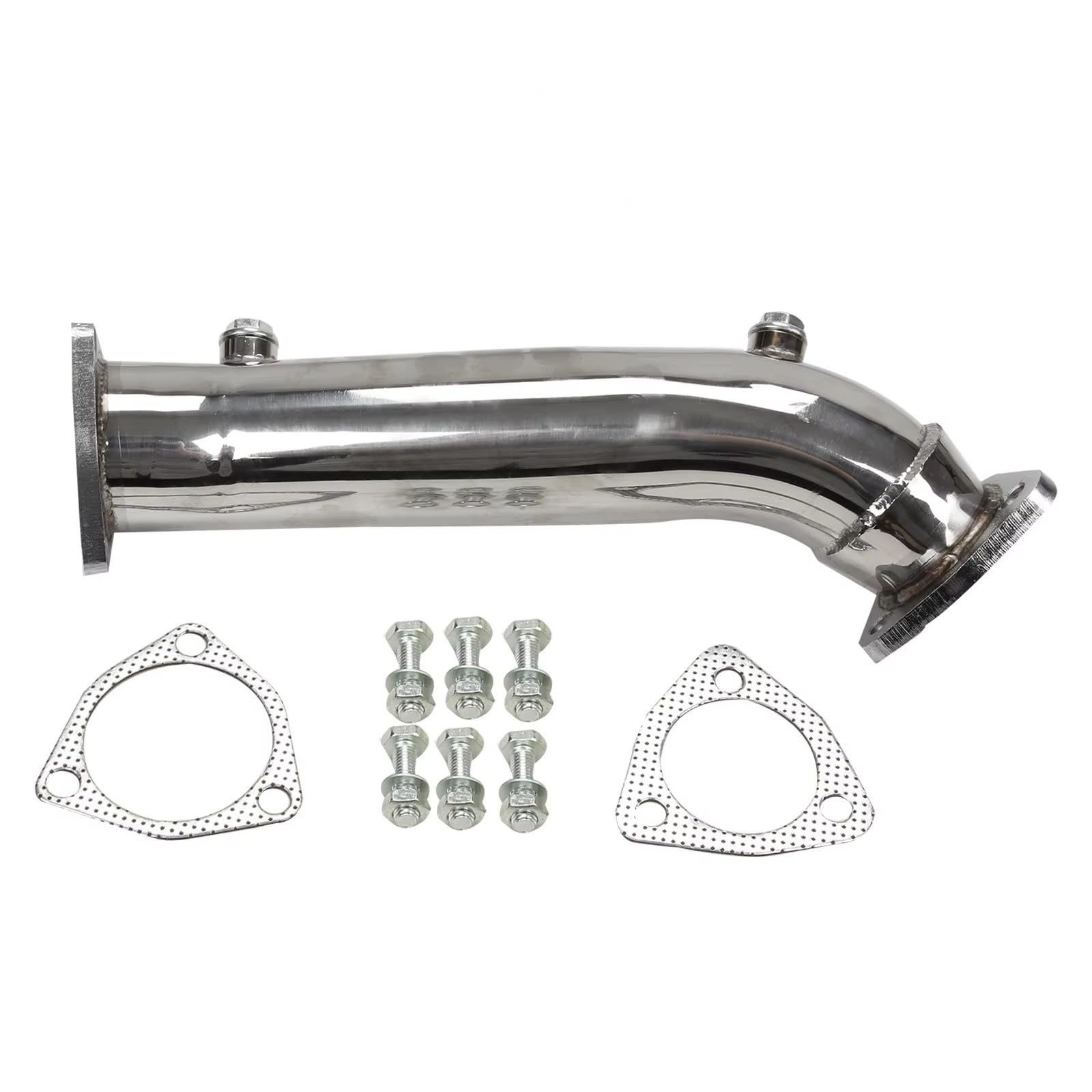 Auto- Auspuffkrümmer FÜR 97-05 FÜR A4 FÜR VW FÜR PASSAT 1,8 T EDELSTAHL RACING TURBO FALLROHR AUSPUFF Auto-Auspuffrohr