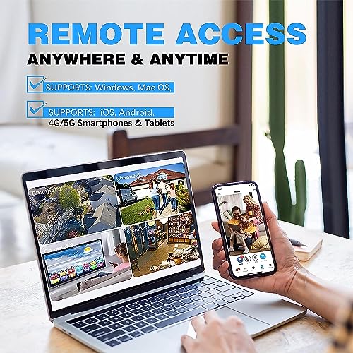 Swann Master 4K 8 Channel Home Security Camera System, 2Tb Nvr, 4 Poe Ip Cameras Outdoor, 8Mp Wired Surveillance Cctv, Heat Motion Vehicle Detection, Led Light, 24/7 Recording Security Camera, 876804 #TOP3