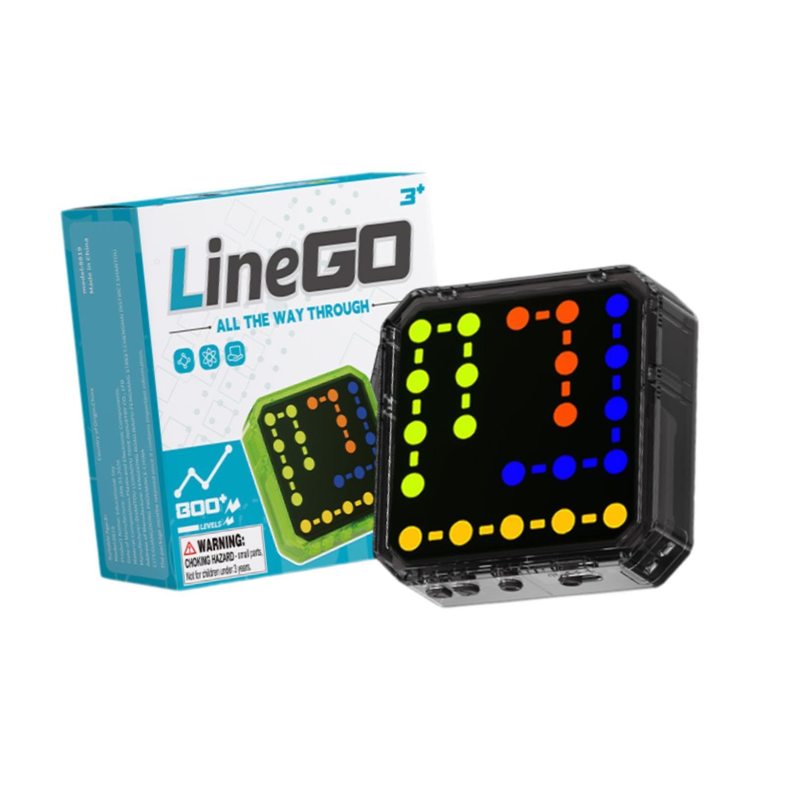 Macchina per Giochi di Logica per Bambini, Gioco Elettronico Portatile di Puzzle per Imparare, Nero