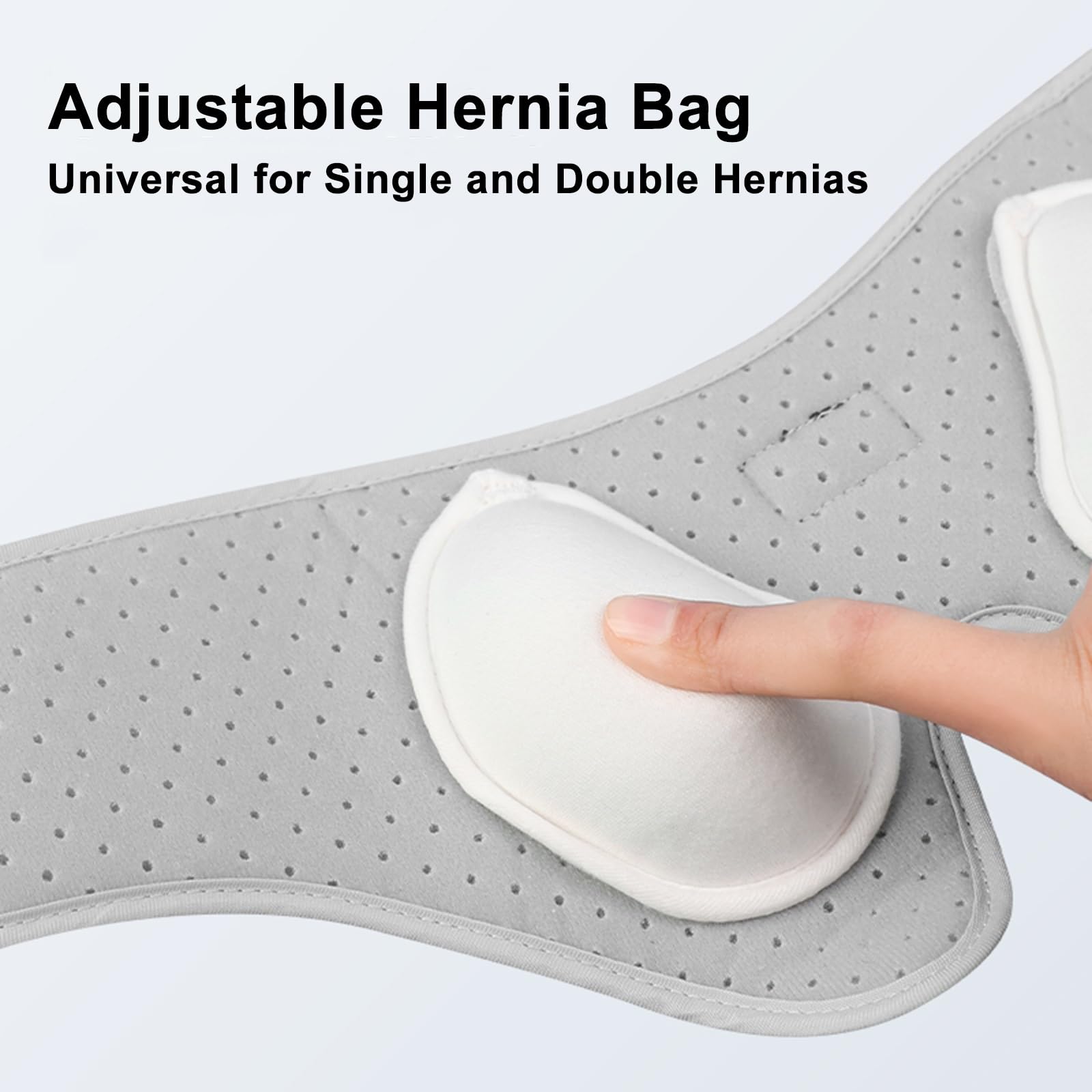 2 PCS Cintura Ernia Inguinale Uomo, Supporto per Ernia Post-operatoria per Uomo e Donna, Cintura Regolabile per Ernia Inguinale e Inguinale