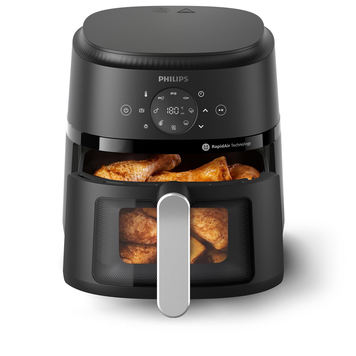 Philips 2000 Series Airfryer, RapidAir Technology, 13-in-1 Ways to Cook, 4.2L Capacity, Healthier Meals Up to 90% Less Fat, Easy to Clean, Dishwasher Safe, Touchscreen Control, HomeID App (NA221/00)