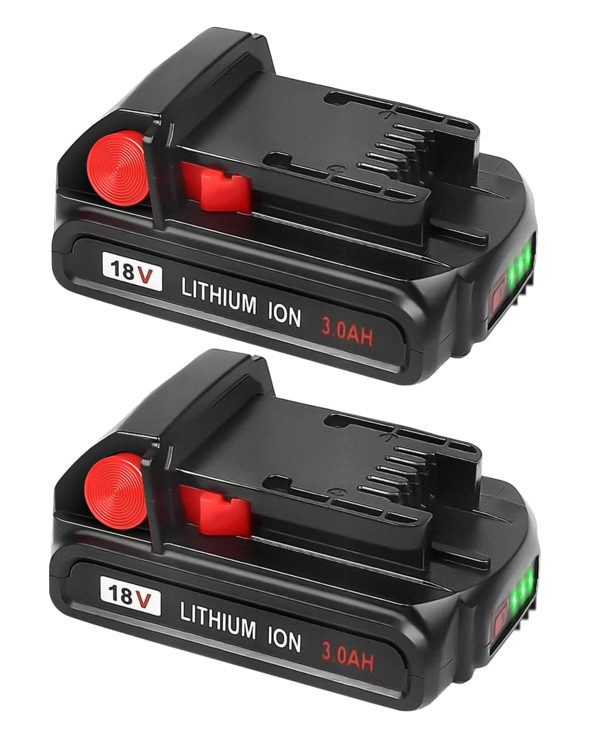 TeenPower Replacement for Milwaukee M18 Battery 3000mAh 2Pack 48-11-1820 48-11-1840 48-11-1850 48-11-1828 48-11-1862 48-11-1852 48-11-1812