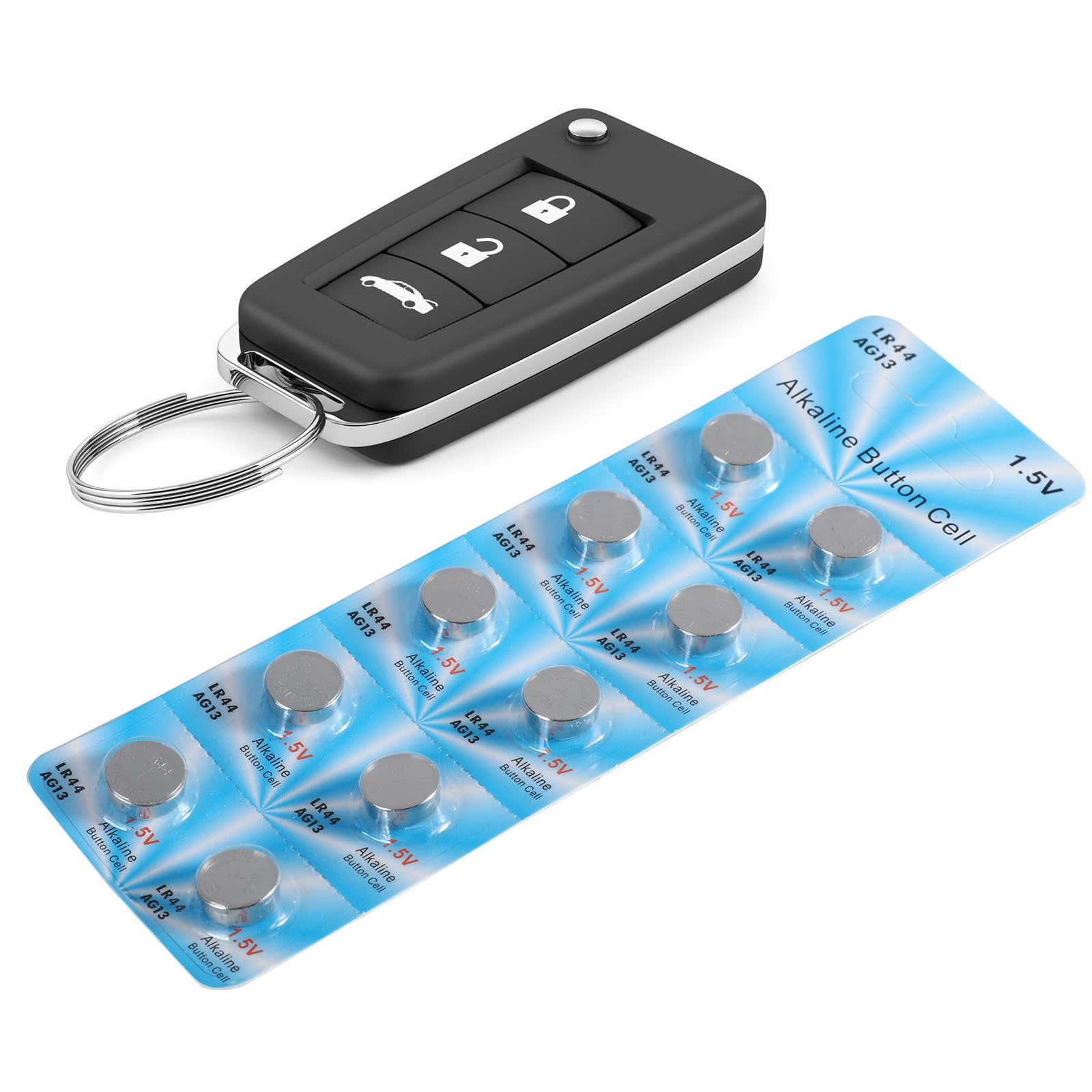 Amazon | Xinsheinelry ボタン電池 10個 LR44 AG13 1.5V ボタンコイン電池 A76 357 357A LR1154  SR1154 SR44 おもちゃ、時計、ゲーム用 | Xinsheinelry | 乾電池