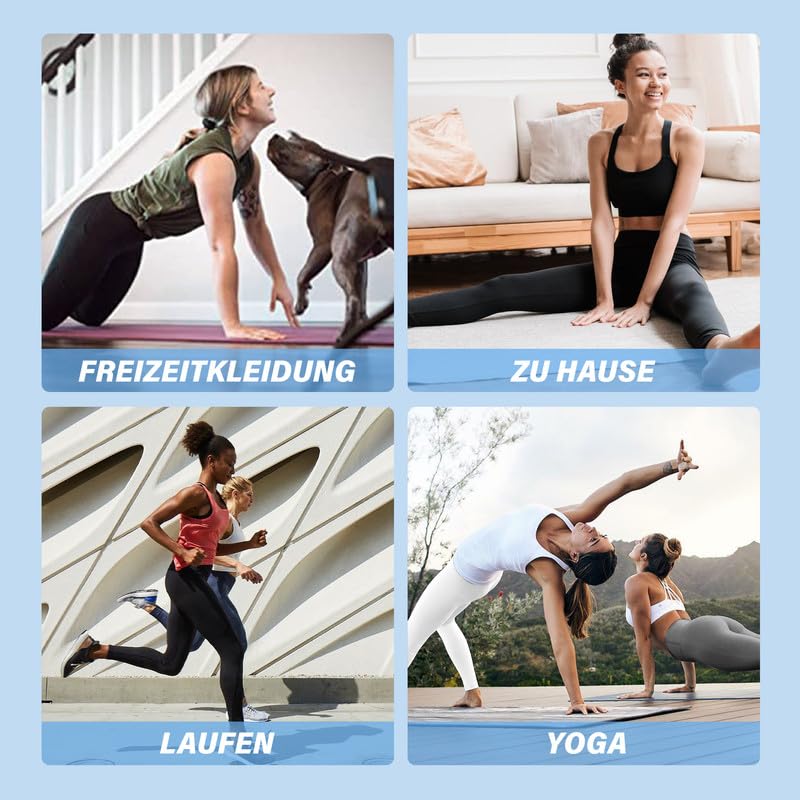 TNNZEET 3er Pack Leggings Damen High Waist Schwarz Leggins Blickdicht für Sport Gym – Bild 5