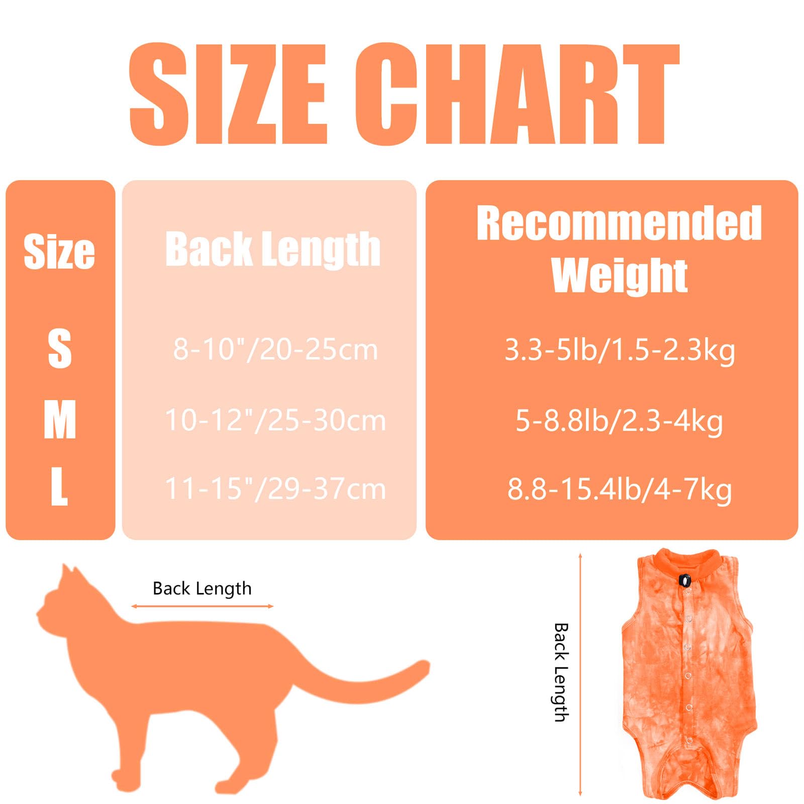 LIANZIMAU Body Post Operatorio Gatto Femmina Tuta Gatto Post Intervento Tutina Gatto Post Operatoria Tuta di Recupero per Gatto Dopo Chirurgia Gattino Sterilizzazione Vestiti per Gatti