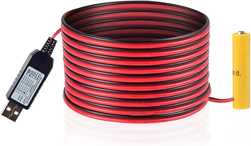 Miniatura 8 de Kit de reemplazo de eliminador de batería USB 5V a 1.5V 3V 4.5V 6V 9V convertidor de fuente de alimentación 1 a 4 piezas AA AAA cable de conexión 78