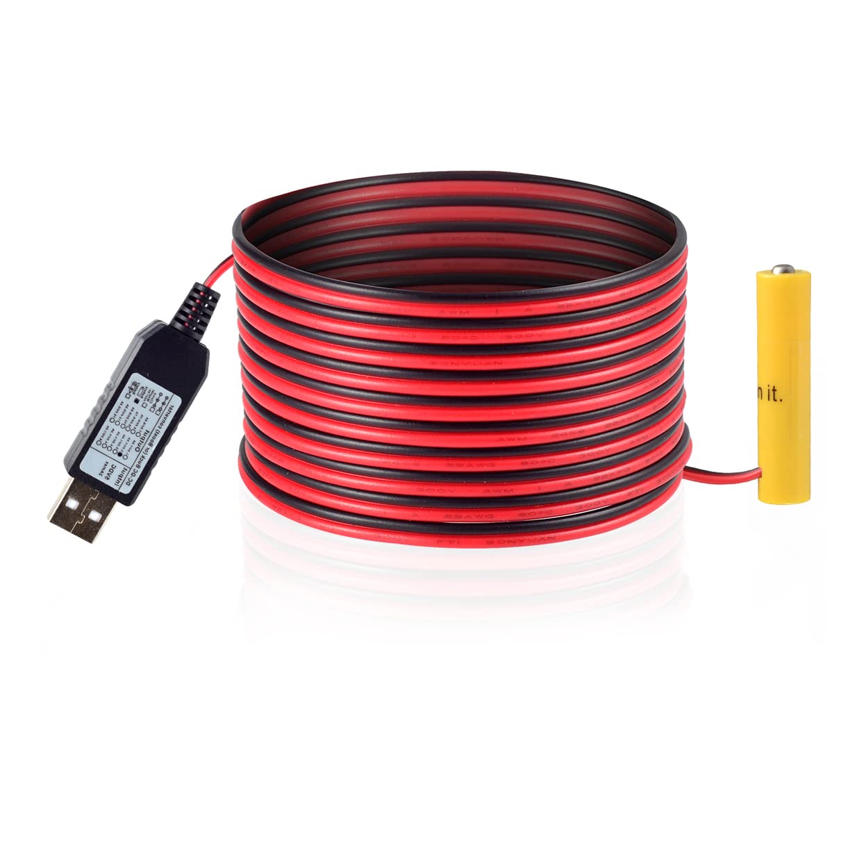 Amazon.com: USB AAA Battery Eliminator Replace Kit 5V to 3V