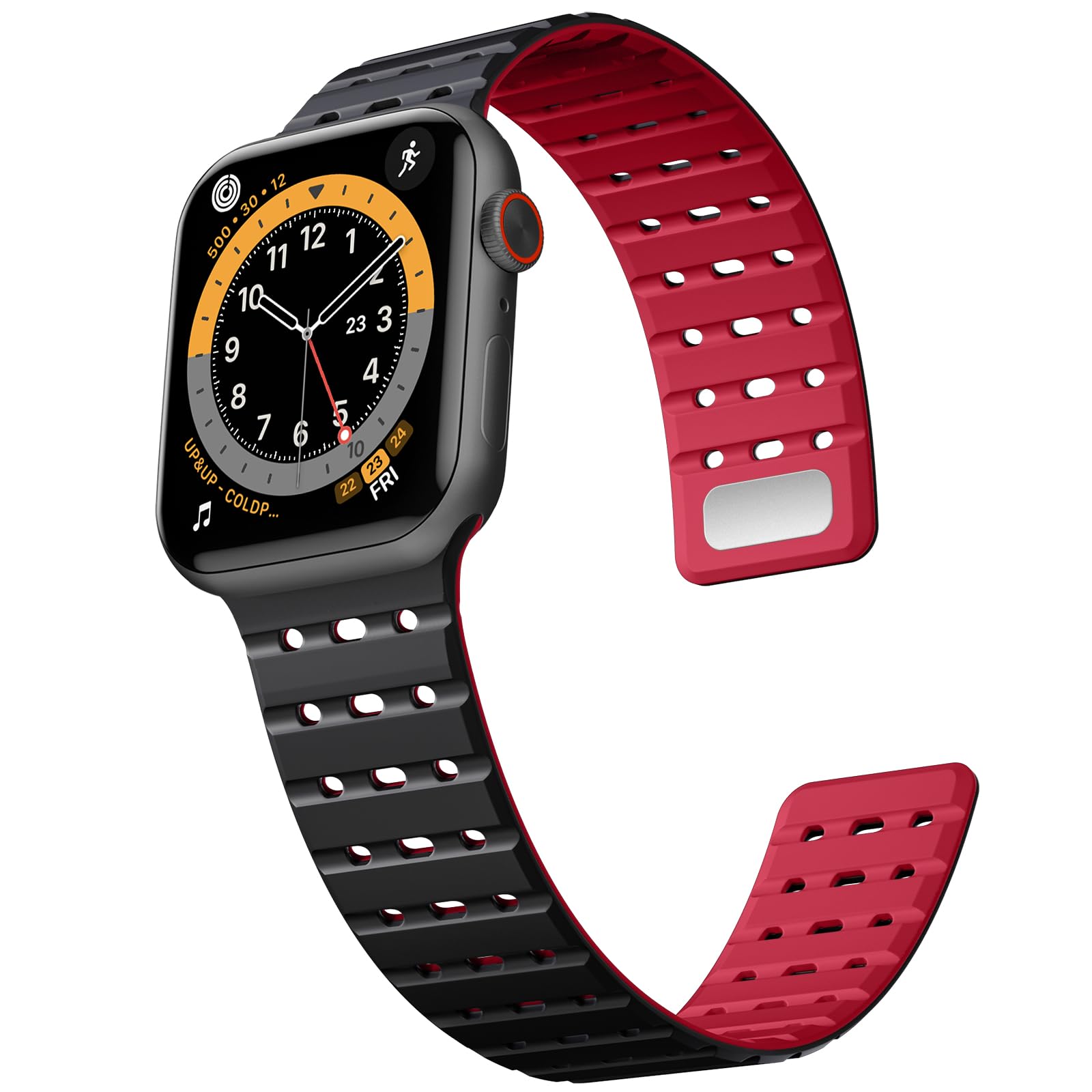 [Bandletic] アップルウォッチ用の バンド シリコン マグネット -…