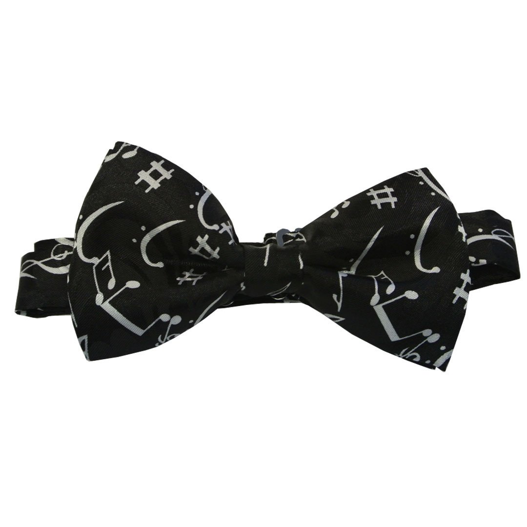 Music Notes Bow Tie by The Tie Studio