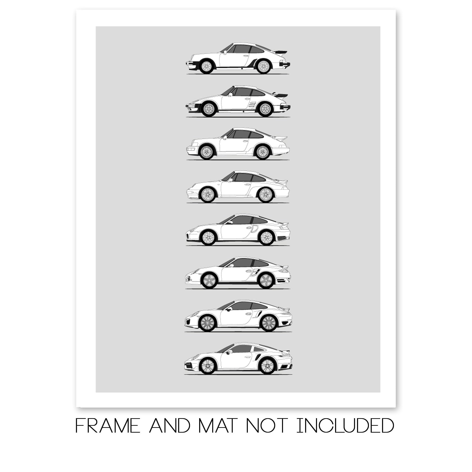 Amazon.com: Idea Network Handmade Poster compatible with Porsche