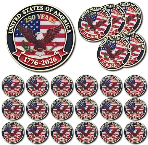 HNABAIC 24Pcs Lapel Pins 250th Anniversary