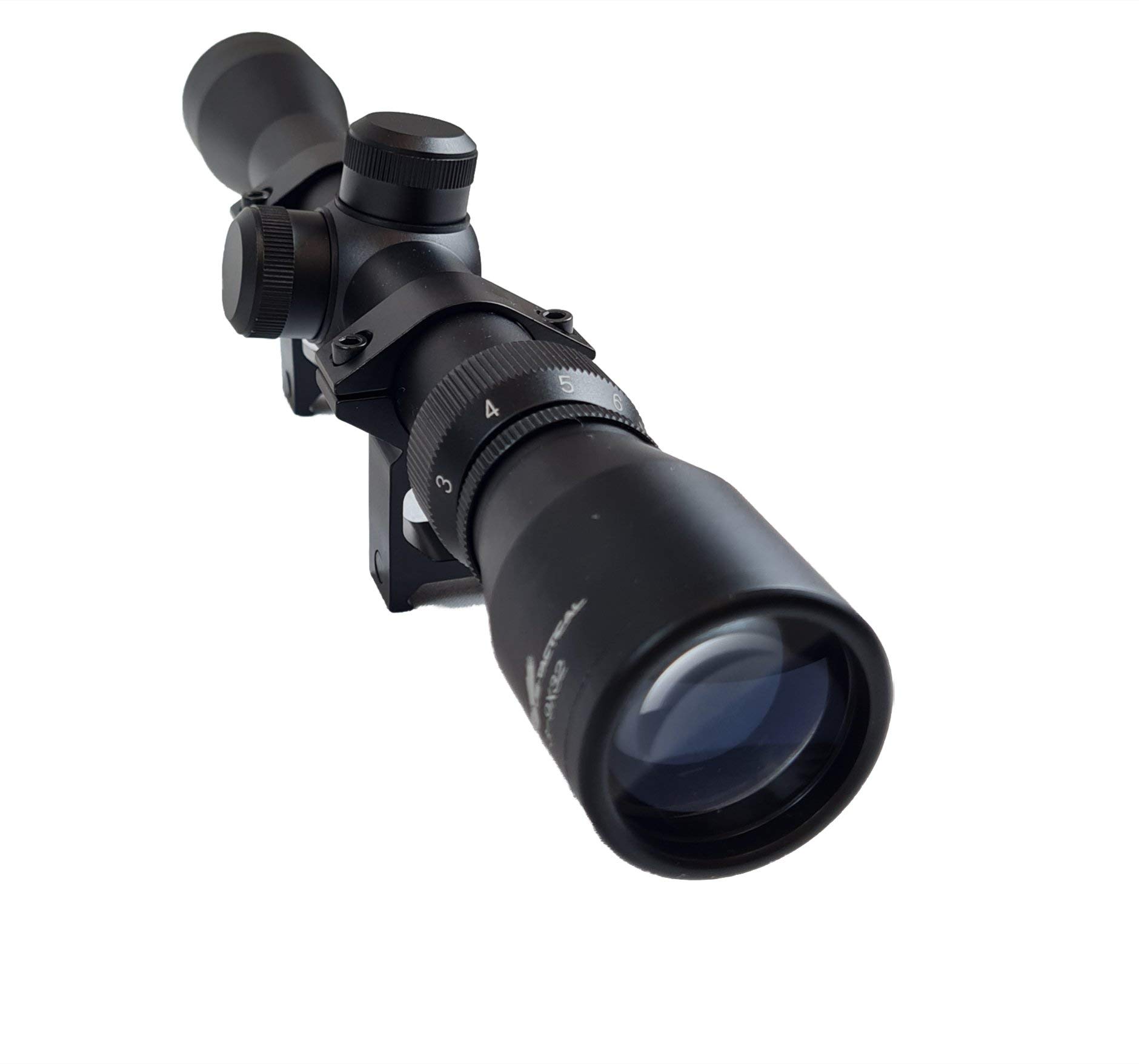 OTTICA per CARABINA ARIA COMPRESSA 3-9x32 CON ATTACCHI da 11mm mil dot CANNOCCHIALE MIRINO