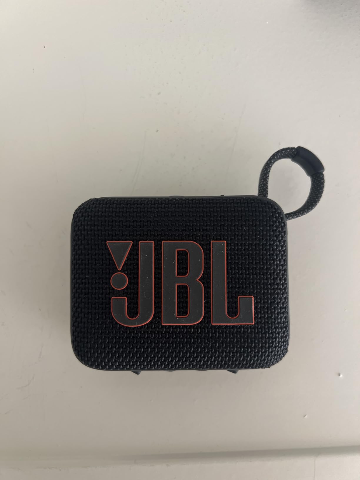 Close up of the JBL Go 4 speaker