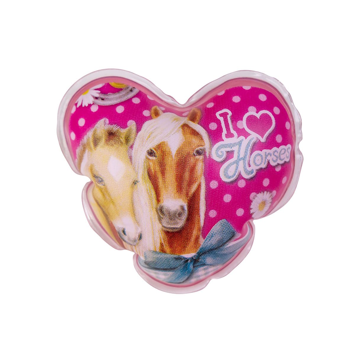 accentra Mini-Duschgel I LOVE HORSES – Großpackung Gastgeschenk für Kindergeburtstag, Tombolapreis oder Adventskalender Füllung – Bonbonglas mit 24 x 50 ml Pferde & Pony