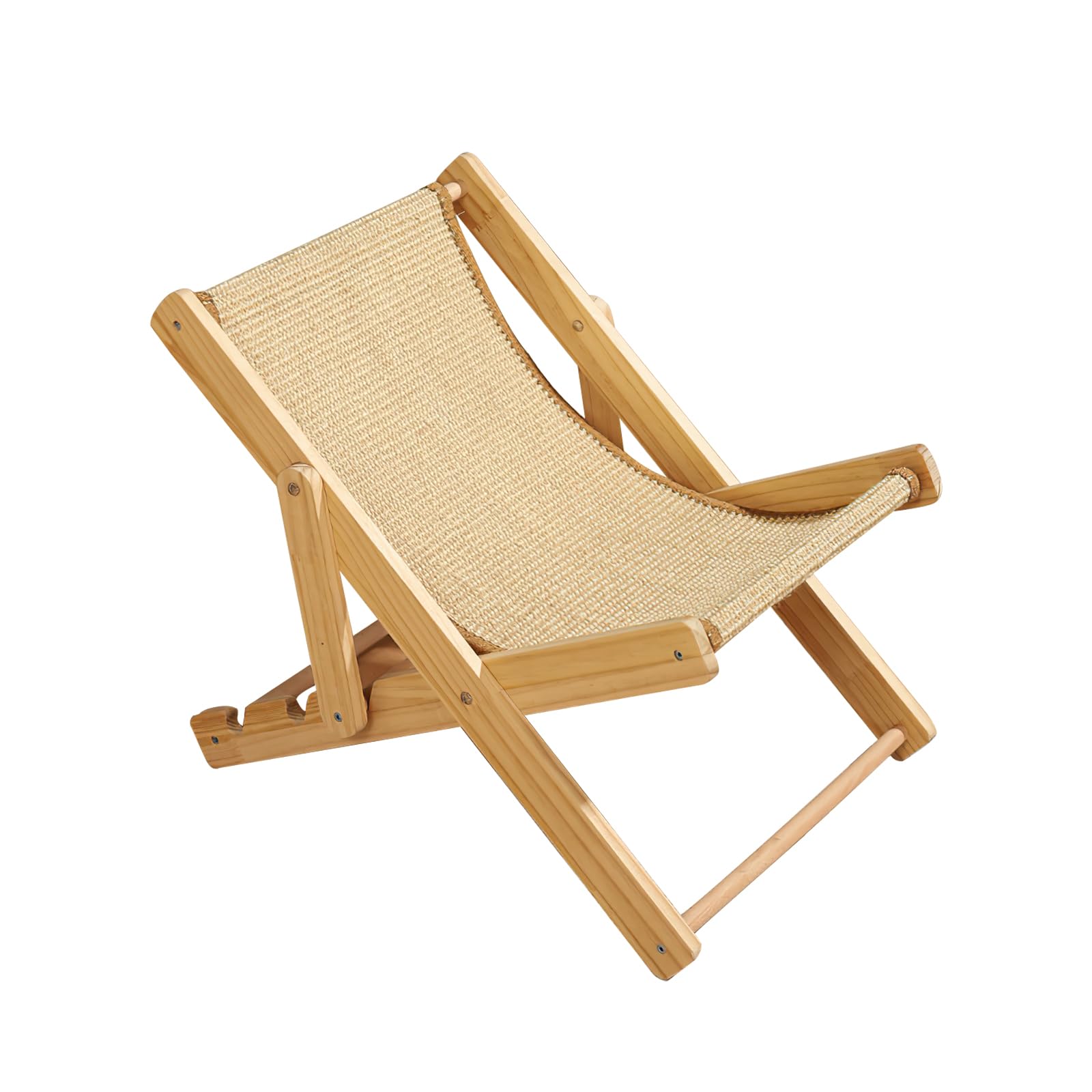 Katzenbett - Verstellbares Katzenbett mit Hammock, Stabiler Ruheplatz für Katzen Bis 10kg, Ideal für Katzen, Welpen und Kleintiere, Katze Beliebtem Sisal-Kratzfläche